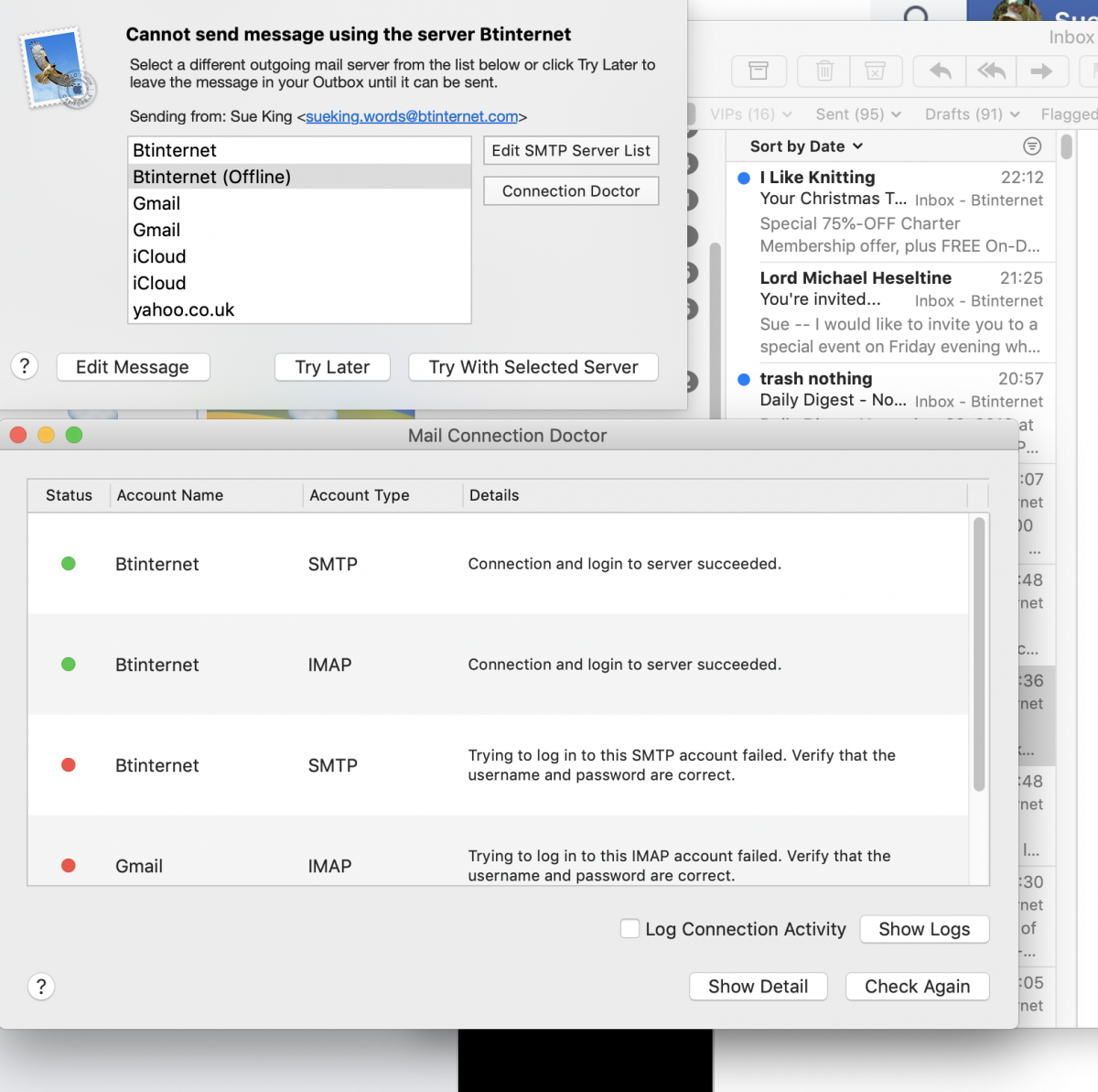 bt yahoo email settings for mac mail